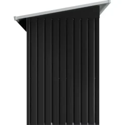 Best Haveskur i stål - Galvaniseret lagerskur med ventilationsåbninger | Farve: Antracitgrå Skure, Garager & Carports