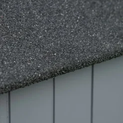 Clearance Haveskur, Træ, 129x51,5x180 cm, Grå og Sort Skure, Garager & Carports