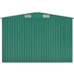 Best Haveskur 257x990x181 cm galvaniseret stål grøn - Haveskur - Haveskure - Home & Living Skure, Garager & Carports