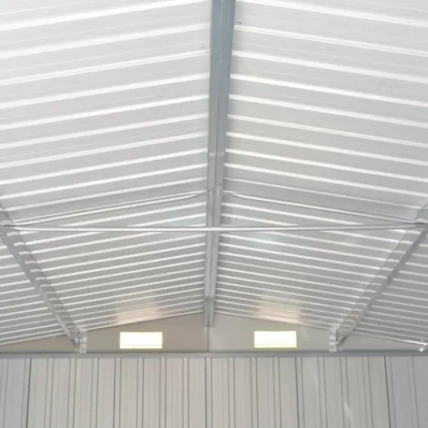 Skure, Garager & Carports^Haveskur 257x997x178 cm galvaniseret stål antracitgrå - Haveskur - Haveskure - Home & Living