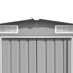 Skure, Garager & Carports^Haveskur 257x990x181 cm galvaniseret stål grå - Haveskur - Haveskure - Home & Living
