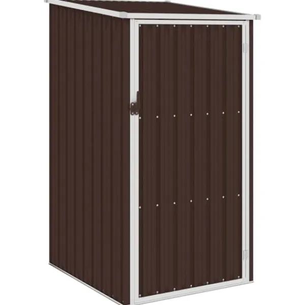 Skure, Garager & Carports^Haveskur 87x98x159 cm galvaniseret stål brun - Haveskur - Haveskure - Home & Living