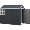 Skure, Garager & Carports^Haveskur, 259x172x222 cm, Grå