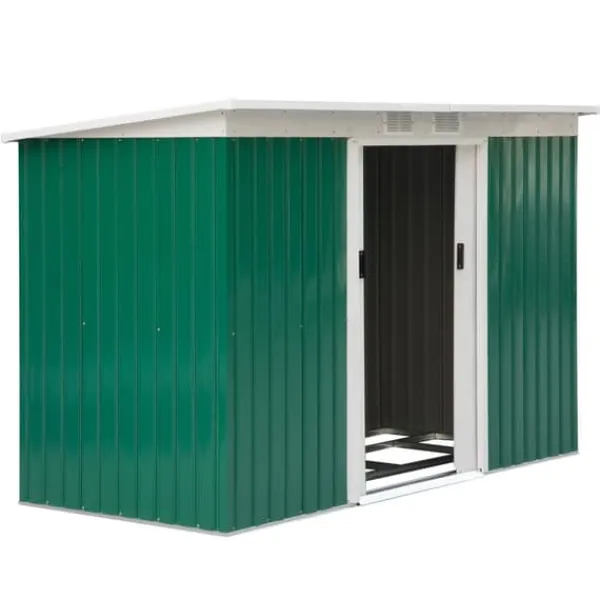 Clearance Haveskur, 280x130x172 cm, Grøn Skure, Garager & Carports