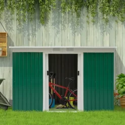 Clearance Haveskur, 280x130x172 cm, Grøn Skure, Garager & Carports