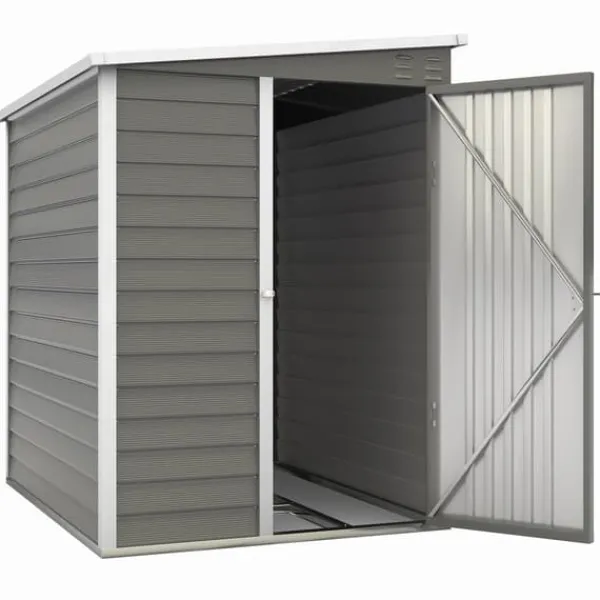Skure, Garager & Carports^Haveskur, 142x184x181 cm, Lys grå