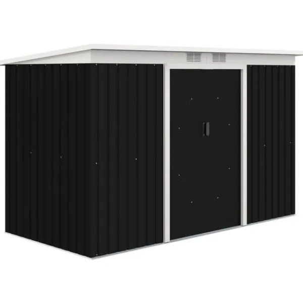 Skure, Garager & Carports^Haveskur, 280x130x172 cm, Mørkegrå