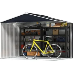 Skure, Garager & Carports^Haveskur, 277x195x192 cm, Mørkegrå