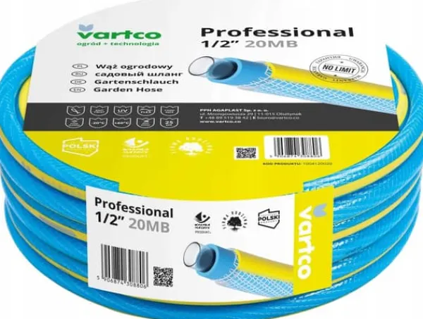 Vanding^HAVESLANG TIL VAND 3/4"" 50M PROFESSIONEL 4-LAGS VARTCO