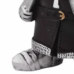 Outlet Havestatue Ridder Dværgvagt Rustning Miniature Ridderskulptur til Haveindretning Havedekorationer