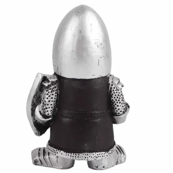 Outlet Havestatue Ridder Dværgvagt Rustning Miniature Ridderskulptur til Haveindretning Havedekorationer
