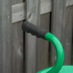 Støtte Med Hjul, Sæder & Knæbeskyttelse Til Havepleje^Havevogn/værkstedsvogn med roterende sæde & kurv, højdejusterbar, 150 kg, grøn, 81×44,5×46–59 cm