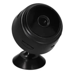 Sikkerhedsmonitorer & Videokameraer^HD 1080P trådløst WiFi-webcam til mobiltelefon og tablet - genopladeligt og med fjernbetjening - Noir