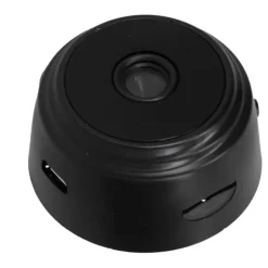 Sikkerhedsmonitorer & Videokameraer^HD 1080P trådløst WiFi-webcam til mobiltelefon og tablet - genopladeligt og med fjernbetjening - Noir