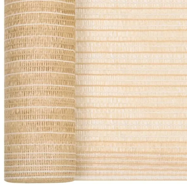 Haveduge^HDPE afskærmning 2x50 m - Praktisk privatliv i haven | Farve: Beige | Vægt: 195 g/m²