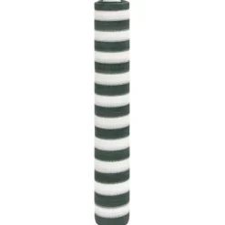 Haveduge^HDPE afskærmning 1,2x10 m - Privatlivsbeskyttelse | Farve: Grøn/Hvid | Vægt: 75 g/m²