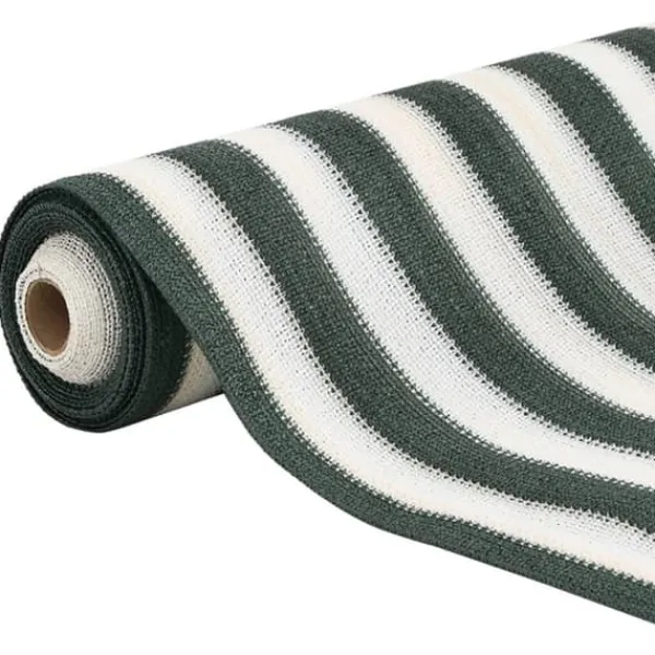 Haveduge^HDPE Afskærmning 1,8x25 m - Privatlivsskærm | Farve: Grøn/Hvid | Vægt: 195 g/m²