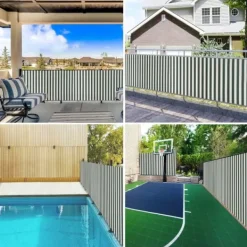 Best HDPE afskærmning 1,5x25 m - Slidstærk privatlivsskærm | Farve: Grøn og hvid | 150 g/m² Haveduge