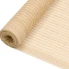 Outlet HDPE-afskærmning til have og terrasse - 2x25 m | Farve: Beige | Vægt: 150 g/m² Haveduge