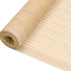 Outlet HDPE-afskærmning til have og terrasse - 2x25 m | Farve: Beige | Vægt: 150 g/m² Haveduge