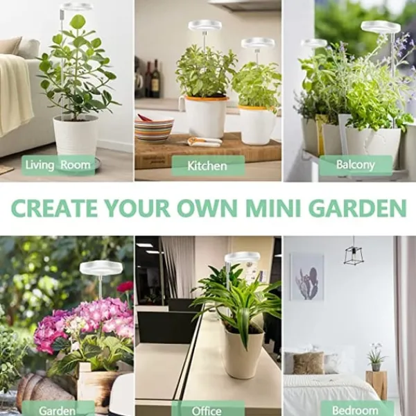Hot Hexagon Grow Lights til indendørs planter Varm hvid/hvid Krukkeplanter Indendørs