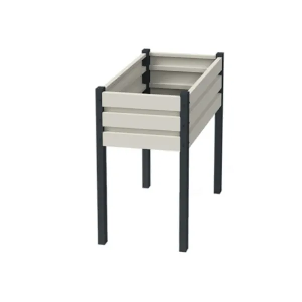 Outlet Højbed hvid 90cm x 50cm x 100cm x 100cm Plantningsbænke