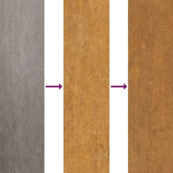 Højbed i cortenstål - Holdbart havebed | Størrelse: 291x100x36 cm | Farve: Brun Plantningsbænke