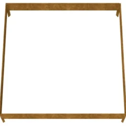 Krukker & Plantebeholdere^Højbed i cortenstål - Udsmykning til have, altan eller terrasse | Størrelse: 100x100x26 cm