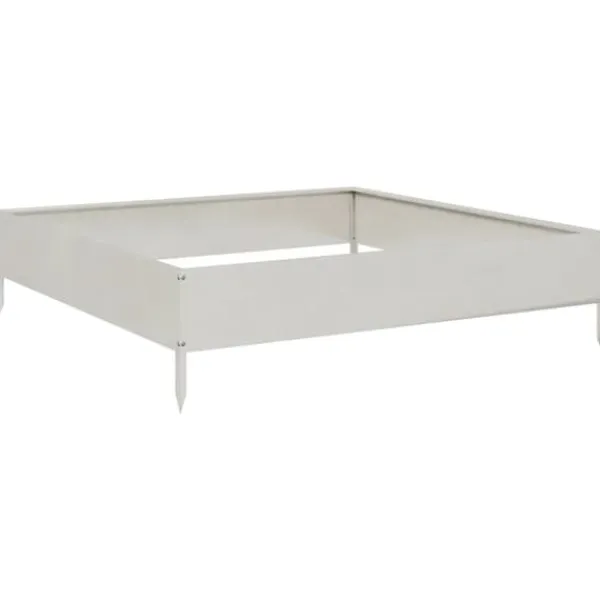 Online Højbed i rustfrit stål - Perfekt til planter & blomster | Størrelse: 100x100x26 cm Krukker & Plantebeholdere