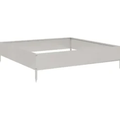 Online Højbed i rustfrit stål - Perfekt til planter & blomster | Størrelse: 100x100x26 cm Krukker & Plantebeholdere