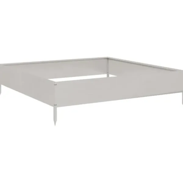 Online Højbed i rustfrit stål - Perfekt til planter & blomster | Størrelse: 100x100x26 cm Krukker & Plantebeholdere