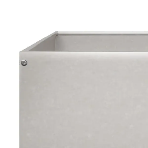Online Højbed i rustfrit stål - Perfekt til planter & blomster | Størrelse: 100x100x26 cm Krukker & Plantebeholdere
