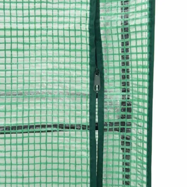 Højbed med drivhusovertræk - Robust konstruktion i rattan-look | Størrelse: 160x40x138 cm Drivhus