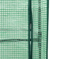 Outlet Højbed med drivhusovertræk - Rattan-look | Størrelse: 160x40x153 cm Drivhus