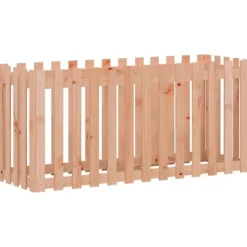Plantningsbænke^Højbed med stakitdesign - Massivt douglasgran | Størrelse: 150x50x70 cm