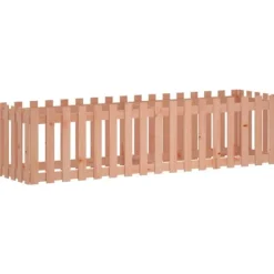 Plantningsbænke^Højbed med stakitdesign i massivt douglasgran | Størrelse: 200x50x50 cm