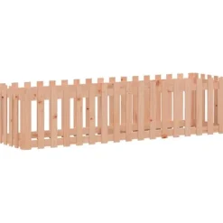 Plantningsbænke^Højbed med stakitdesign i massivt douglasgran | Størrelse: 200x50x50 cm