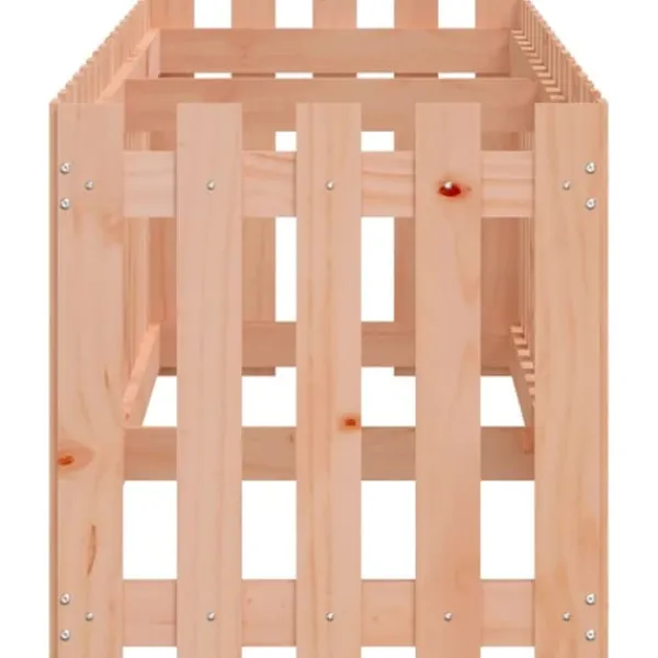Plantningsbænke^Højbed med stakitdesign i massivt douglasgran | Størrelse: 200x50x50 cm