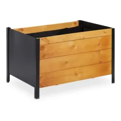 Hot Højbed, Træ, 78x51x48 cm, Natur Plantningsbænke