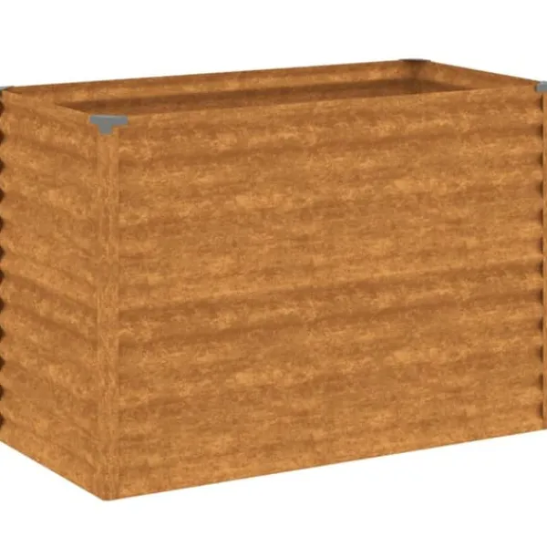 Sale Højbed 100x50x69 cm cortenstål - Højbed - Højbede - Home & Living Krukker & Plantebeholdere