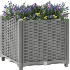 Krukker & Plantebeholdere^Højbed 40x40x38 cm polypropylen - Plantekasse - Plantekasser - Home & Living