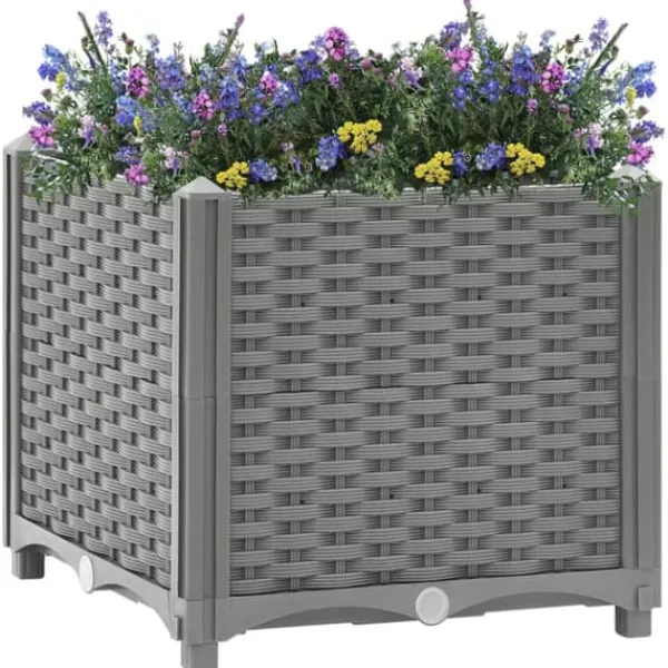Krukker & Plantebeholdere^Højbed 40x40x38 cm polypropylen - Plantekasse - Plantekasser - Home & Living