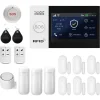 Hjemmealarmsystemer^Hjemmealarmsystem, trådløs forbindelse, smart automatisering,GSM 2G WiFi Kit D, EU Stik