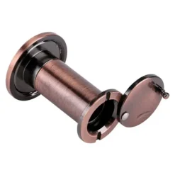 Hjemmesikkerhed Optisk Glas Vidvinkel Dørkikkert Dørkikkert (Rød Bronze) Sikkerhedsmonitorer & Videokameraer