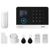 Outlet Hjemmesikkerhedssystem, trådløs betjening, smart home integration,4G WiFi Kit A, EU Stik Hjemmealarmsystemer