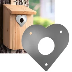 New Hjerteformet beskyttelsesplade til fuglehus Til Fugle & Småvildt