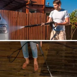 Discount Højtryksslange 15m Quick Connect til højtryksrenser AR Blue Clean / Michelin / Black Decker / Mac Allister / Makita / Stanley Havemaskiner