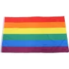 Hot Håndviftende Regnbueflag Banner Polyester Gay Pride Lesbisk Flag med Øjer Flag & Vindposer