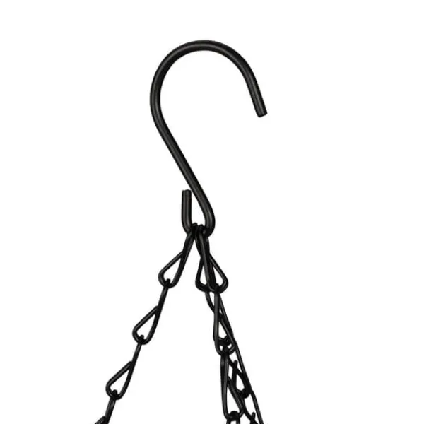 Clearance Hængende kurvesæt, 48x31 cm, Sort, Natur Havekurve