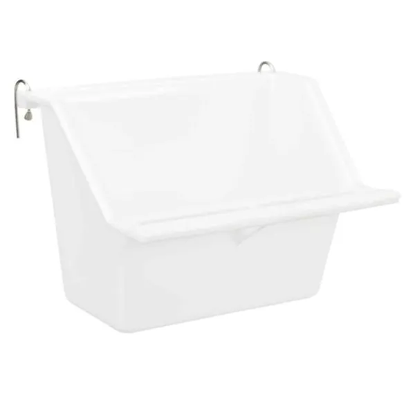 Trixie Til Fugle & Småvildt^Hængeskål med trådholder, plast, 200 ml/11 × 9 cm